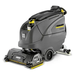 Kärcher B 80 W Bp, R 65 cylindrical scrub deck, 24V/255 Ah AGM batteries, on-board charger, with curved squeegee